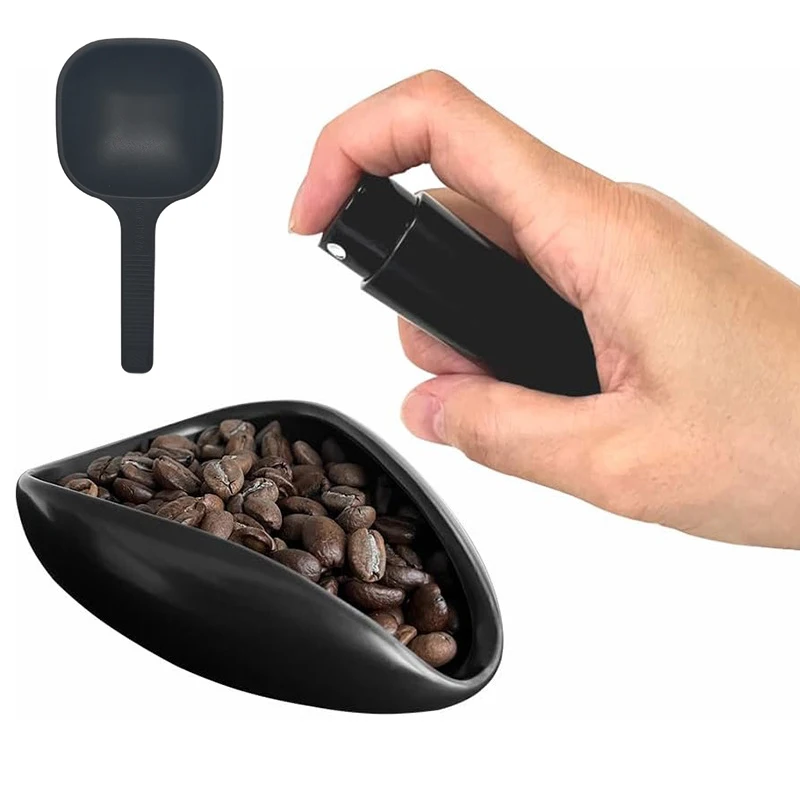 Coffee Equipment Organizer - Coffee Bean Measuring Cup Spoon Spray