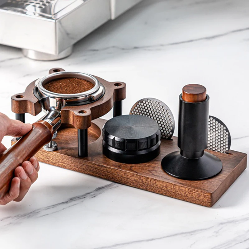 Coffee Equipment Rack - 51/53/58mm Coffee Tamper Wood Coffee Tamper