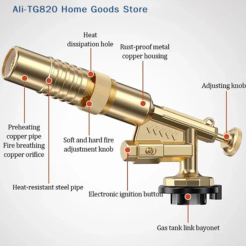 [TG820]All Bronze Gas Torch We - Steam Wand Tip reseña y precio