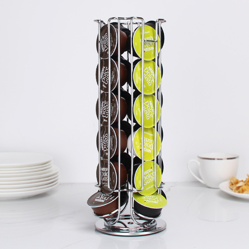Rotatable Coffee Capsule Displ - Coffee Equipment Rack reseña y precio