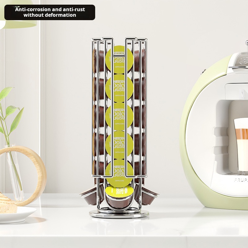 Rotatable Coffee Capsule Displ - Coffee Equipment Rack reseña y precio