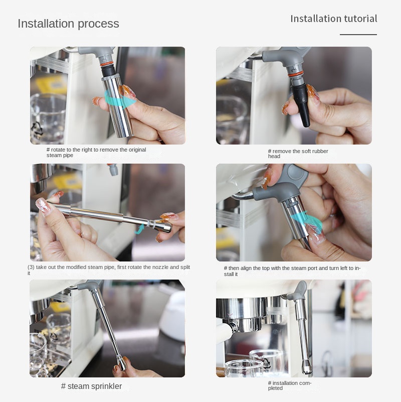Coffee Machine Steam Nozzle Re - Steam Wand Tip reseña y precio