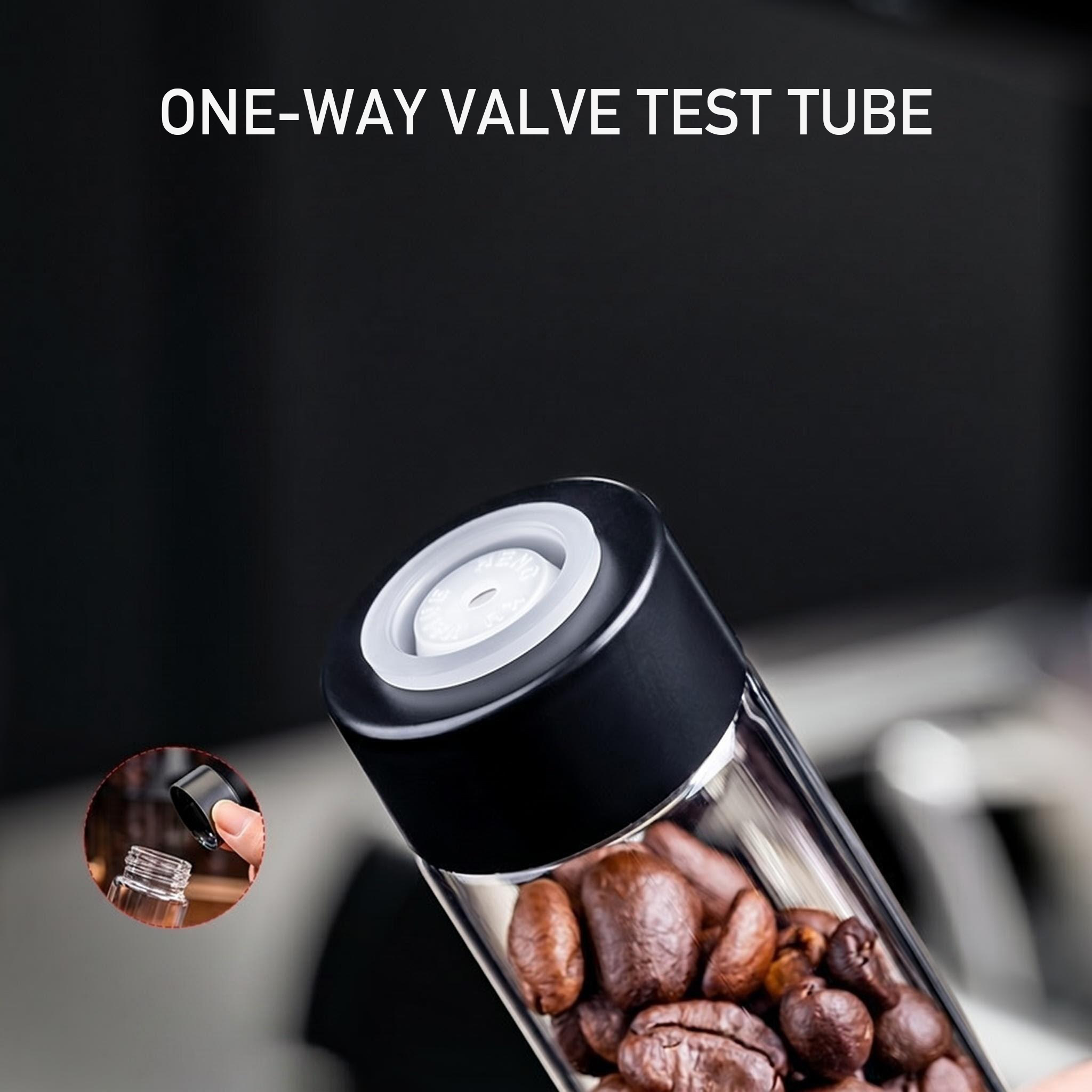 Sealed Glass 12Tubes Coffee Be - Coffee Equipment Organizer reseña y precio