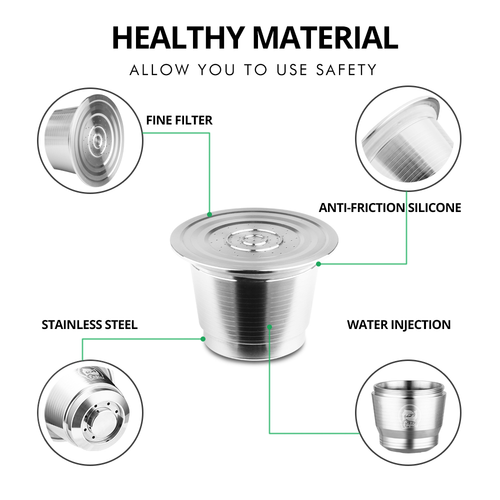 Nespresso Reusable Coffee Caps - Coffee Equipment Wdt reseña y precio