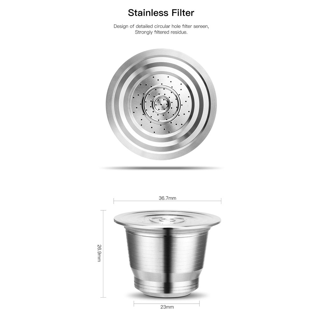 Nespresso Reusable Coffee Caps - Coffee Equipment Wdt reseña y precio