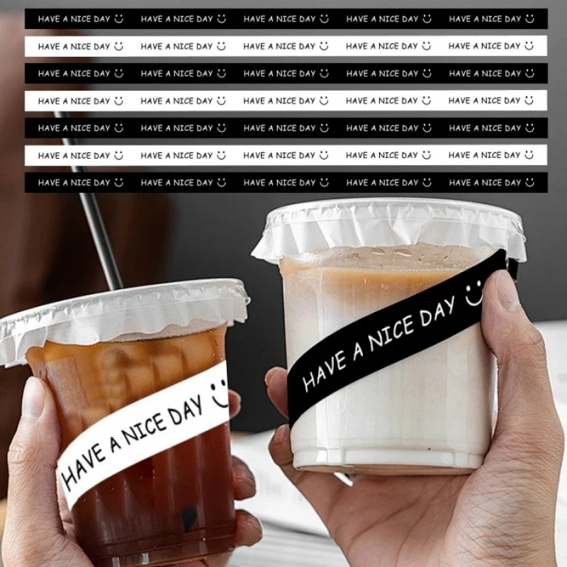 100Pcs HAVE A NICE DAY Smile F - Coffee Equipment Organizer reseña y precio