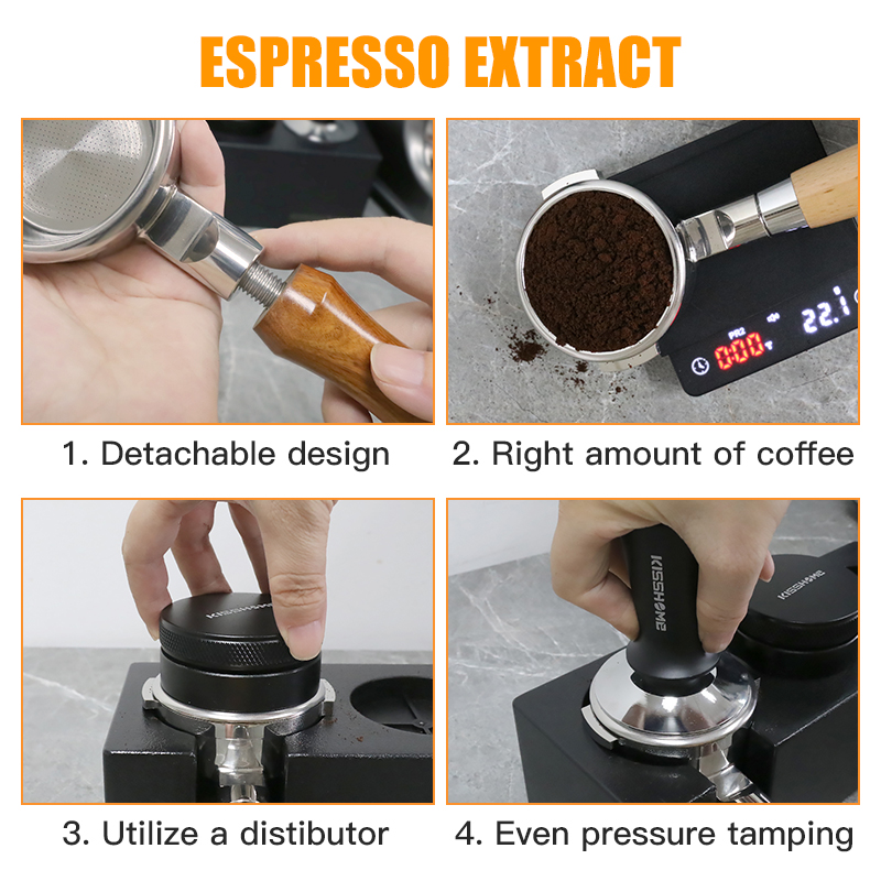 58MM Bottomless Portafilter Fo - Coffee Equipment Wdt reseña y precio