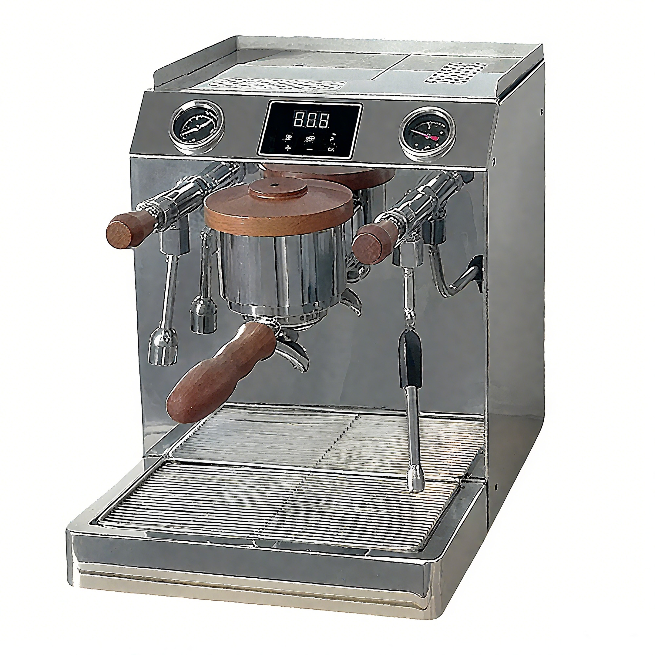Dual Stainless Steel Boiler Ex - Coffee Equipment For Espresso Machine reseña y precio