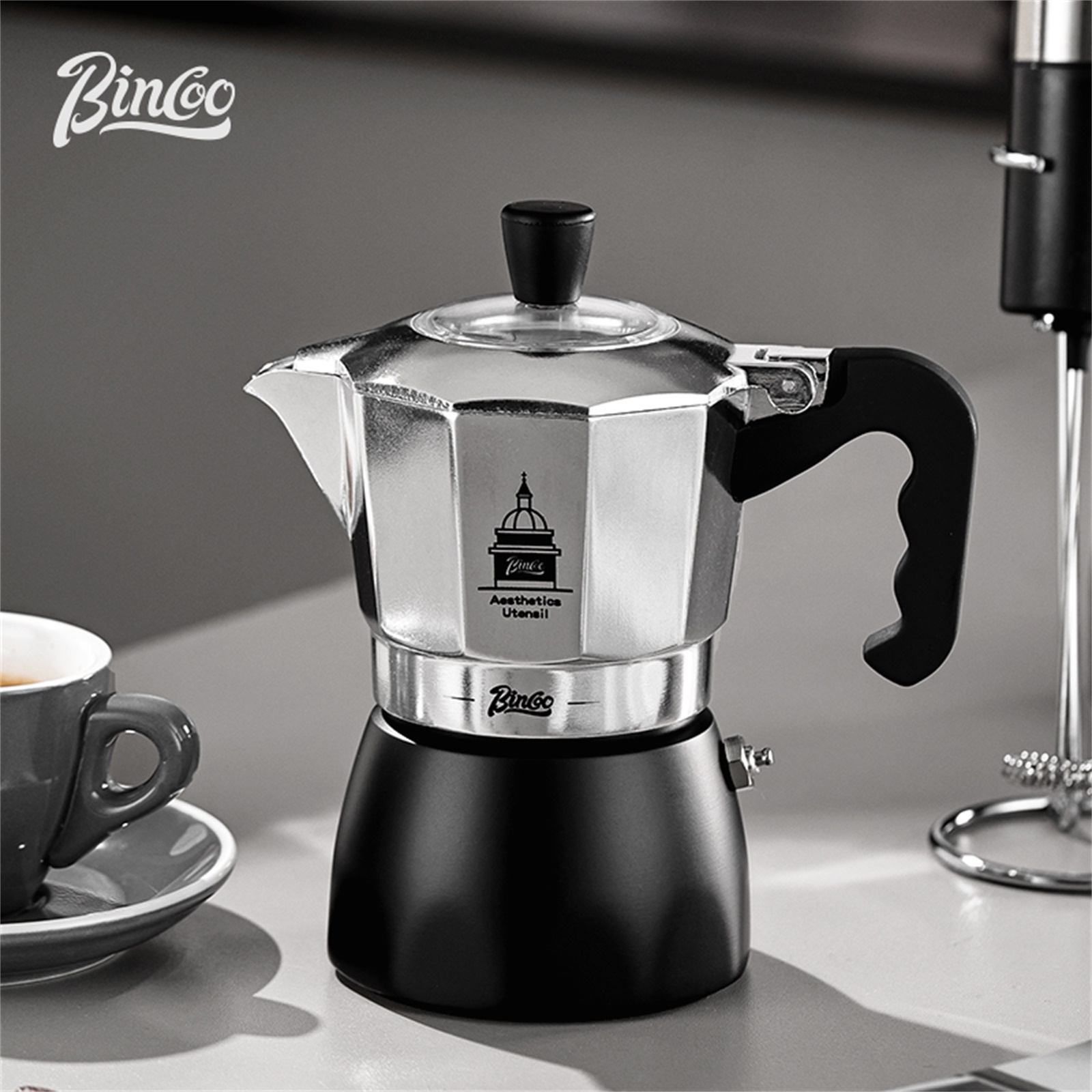 BINCOO Double Valve Moka Pot，E - Coffee Equipment Wdt reseña y precio