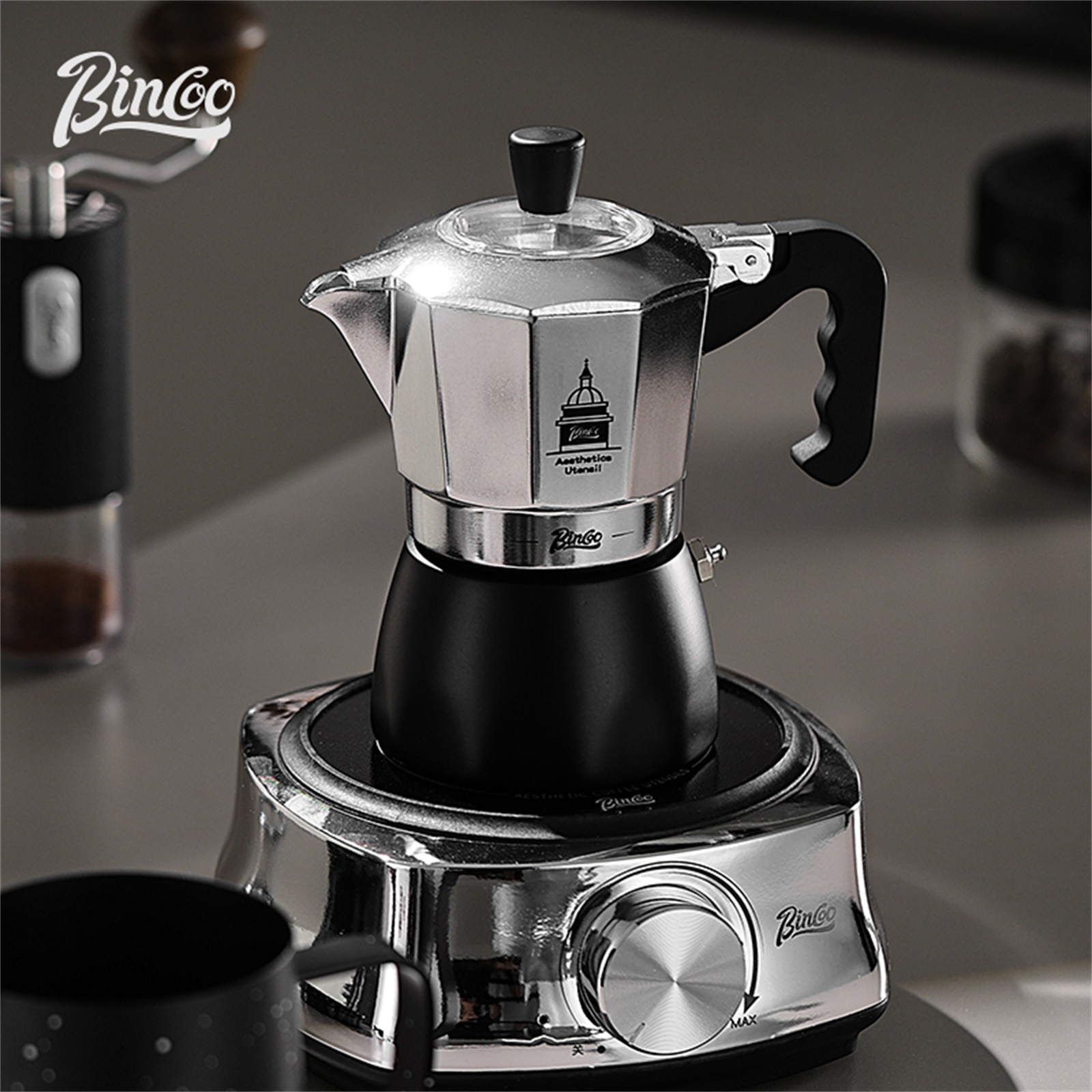BINCOO Double Valve Moka Pot，E - Coffee Equipment Wdt reseña y precio