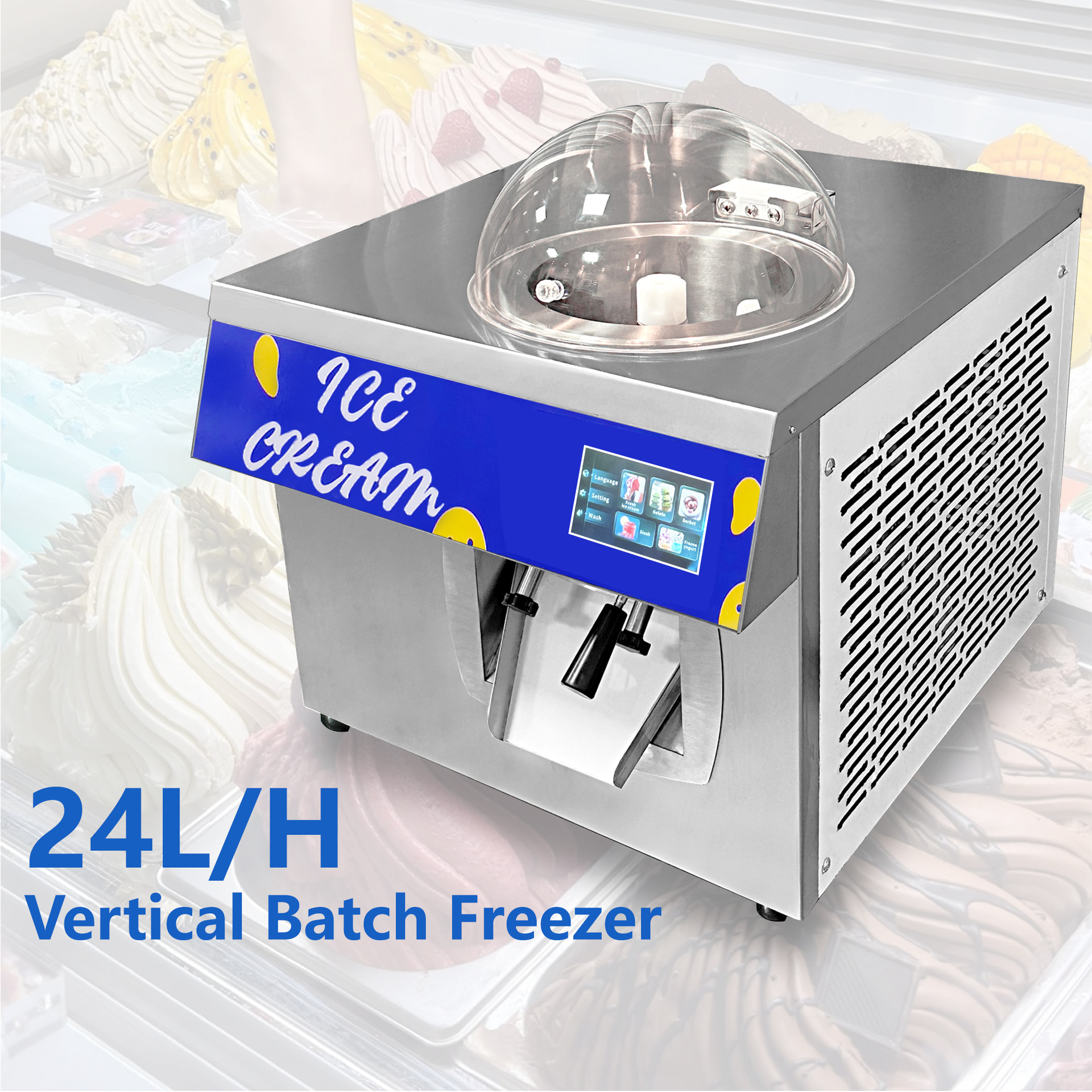 24L/H Ice Cream Machine, Coffe - Coffee Equipment For Coffee Shop reseña y precio