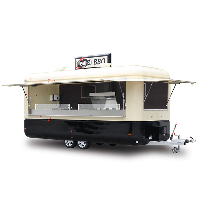 BBQ Concession Trailer Fully E - Coffee Equipment For Coffee Shop reseña y precio