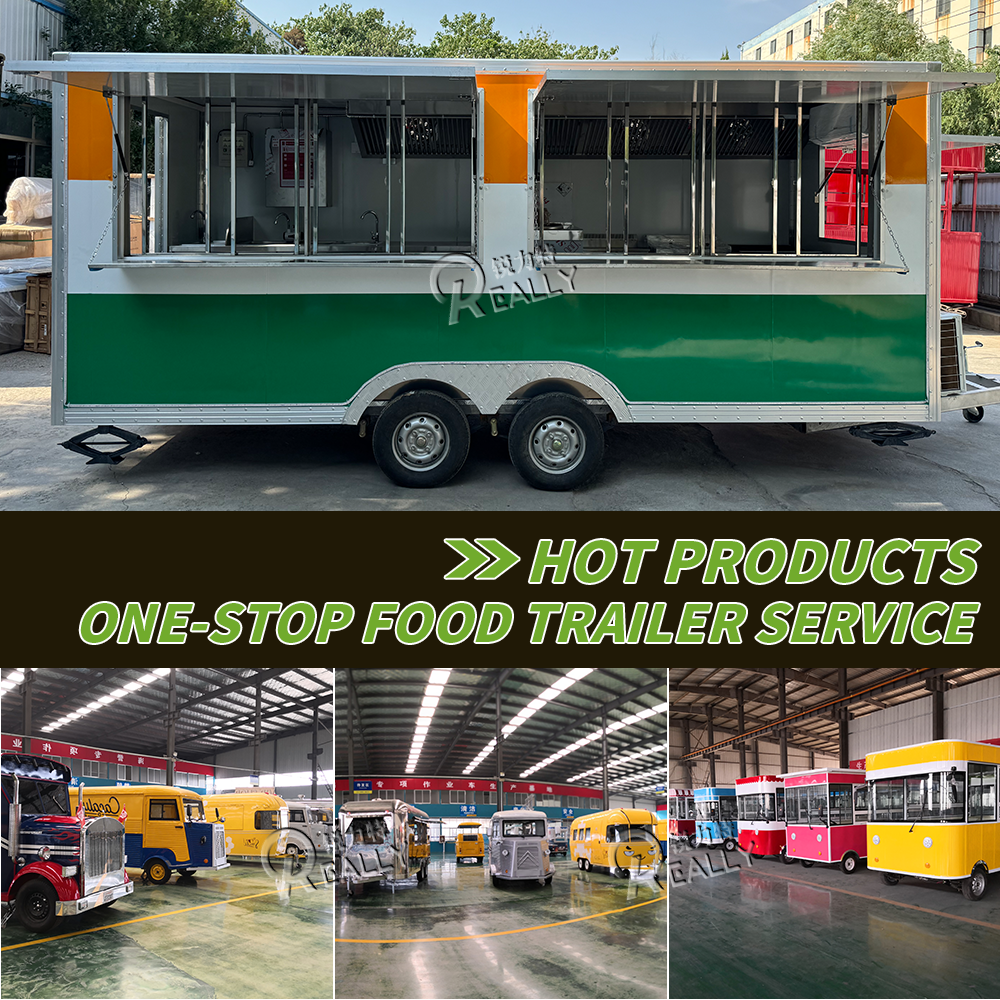 Snack Fast Food Truck Mobile K - Mobile Coffee Van Equipment reseña y precio
