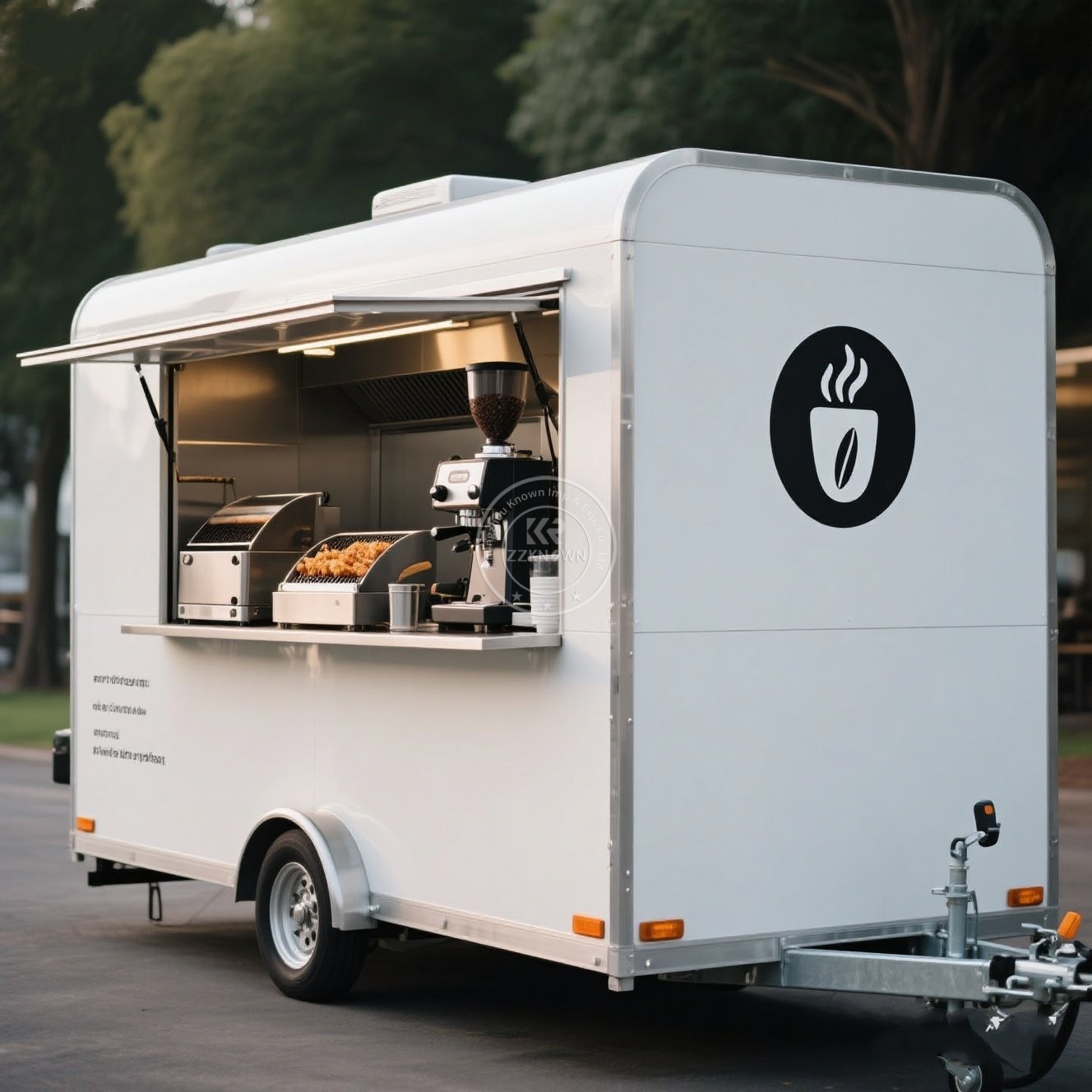 Custom Big Coffee Van Mobile F - Mobile Coffee Van Equipment reseña y precio