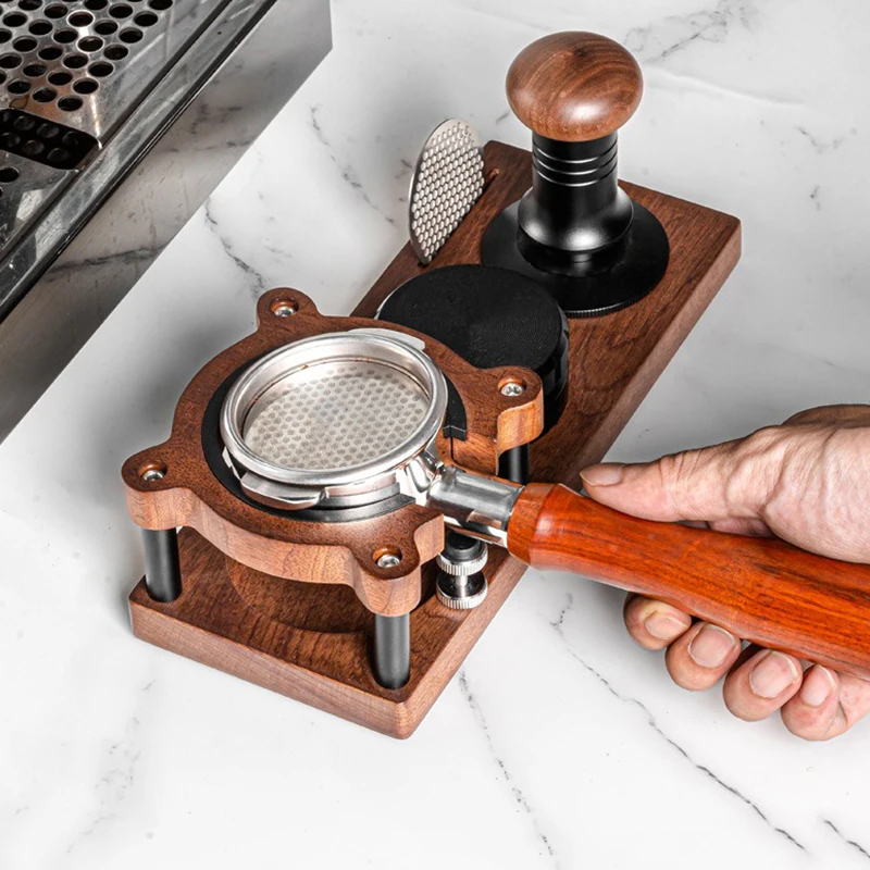 51/53/58mm Coffee Tamper Wood  - Coffee Equipment Rack reseña y precio