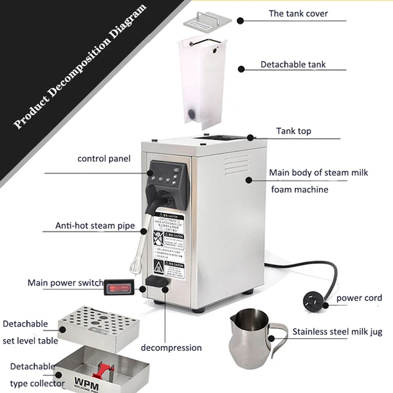 Boiling Water Machine Milk Bub - Coffee Equipment For Coffee Shop reseña y precio