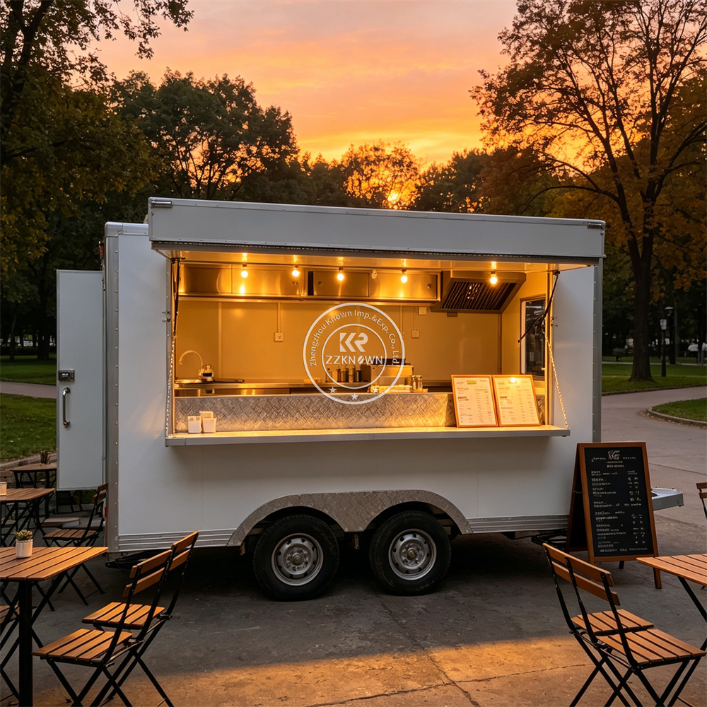 Modern Custom Coffee Ice Cream - Mobile Coffee Van Equipment reseña y precio