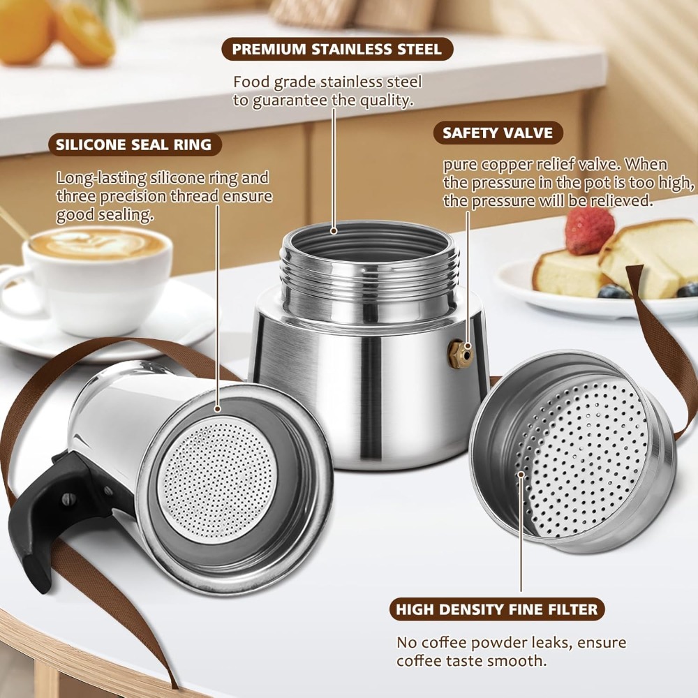 Portable Coffee Pot Stainless  - Coffee Equipment Wdt reseña y precio