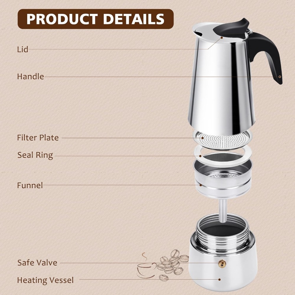 Portable Coffee Pot Stainless  - Coffee Equipment Wdt reseña y precio
