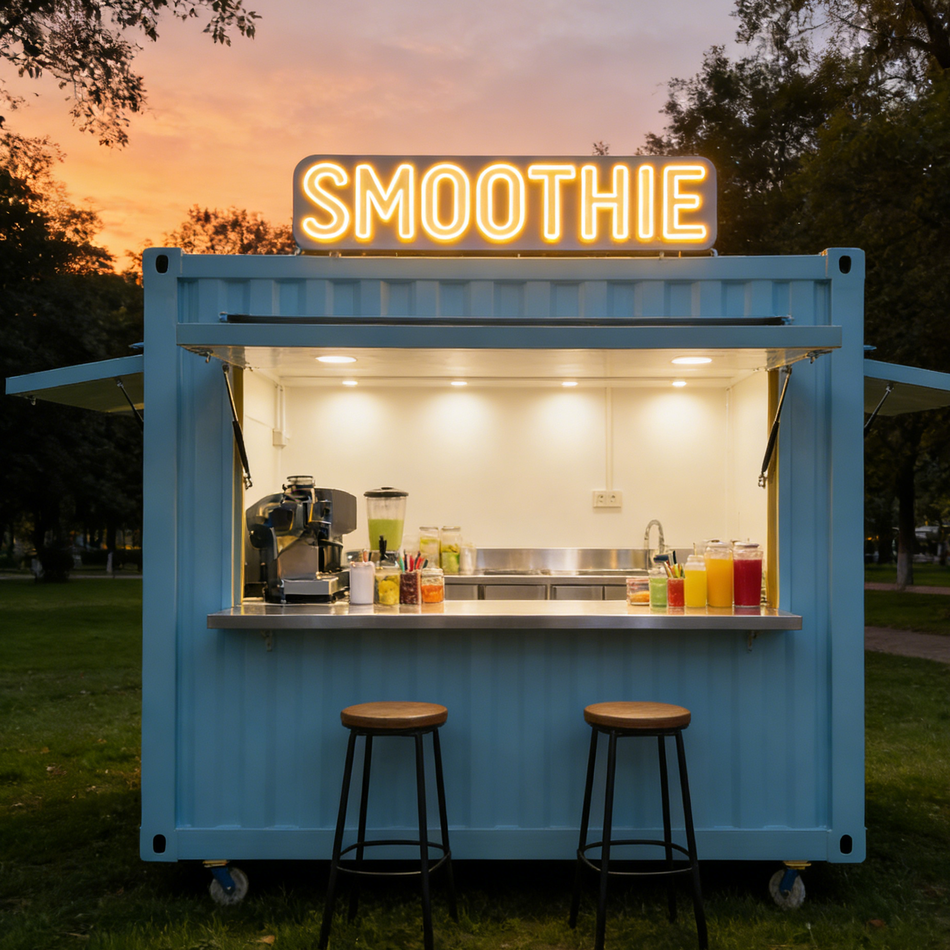 Modern Container Bar Container - Coffee Equipment For Coffee Shop reseña y precio