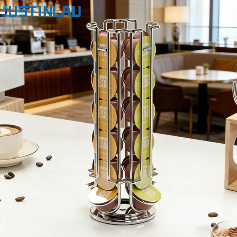JUSTINLAU Coffee Capsule Displ - Coffee Equipment Rack reseña y precio
