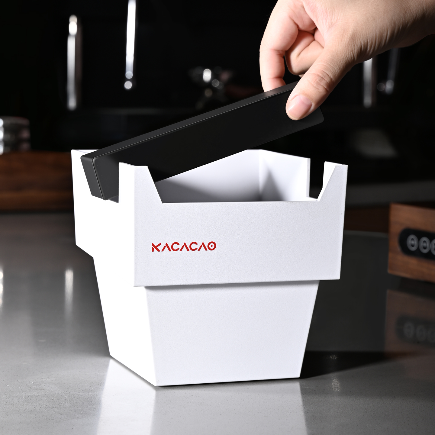 KACACAO Espresso Knock Box Cof - Coffee Equipment Organizer reseña y precio