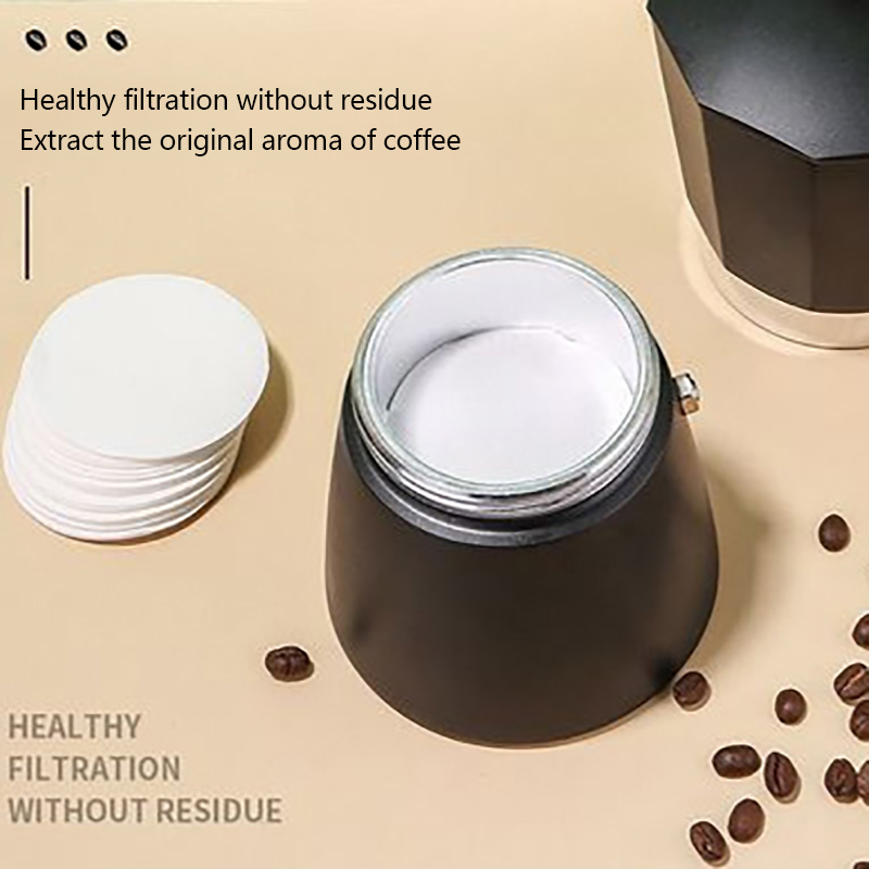 100Pcs Round Coffee Filter Pap - Coffee Equipment Wdt reseña y precio
