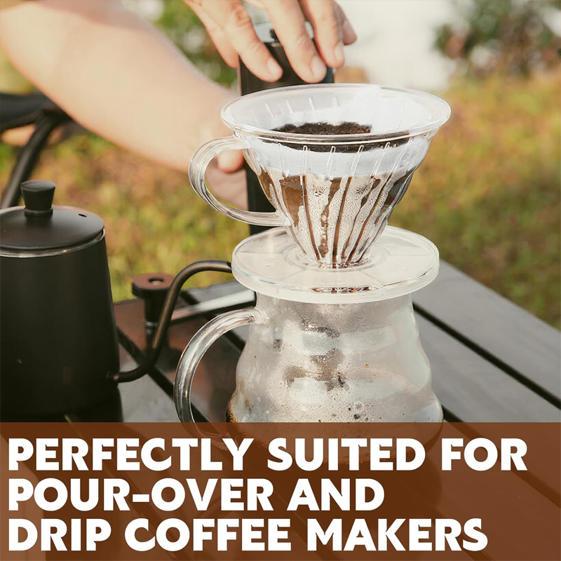2 Size Coffee Filter Paper V-S - Coffee Equipment Cleaner reseña y precio