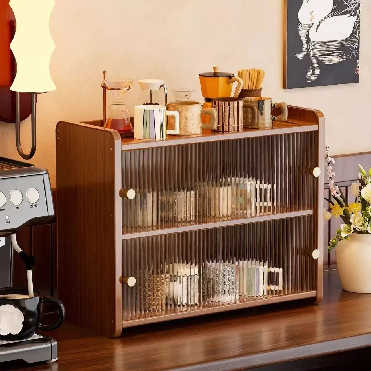 Dining Table Countertop Table  - Coffee Equipment Rack reseña y precio