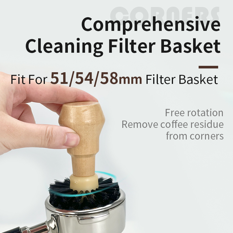 Coffee Brush Cleaner Solid Woo - Coffee Equipment Cleaner reseña y precio
