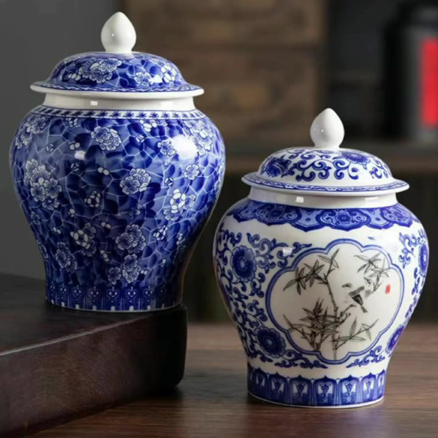 Blue and White Porcelain Tea C - Coffee Equipment Organizer reseña y precio