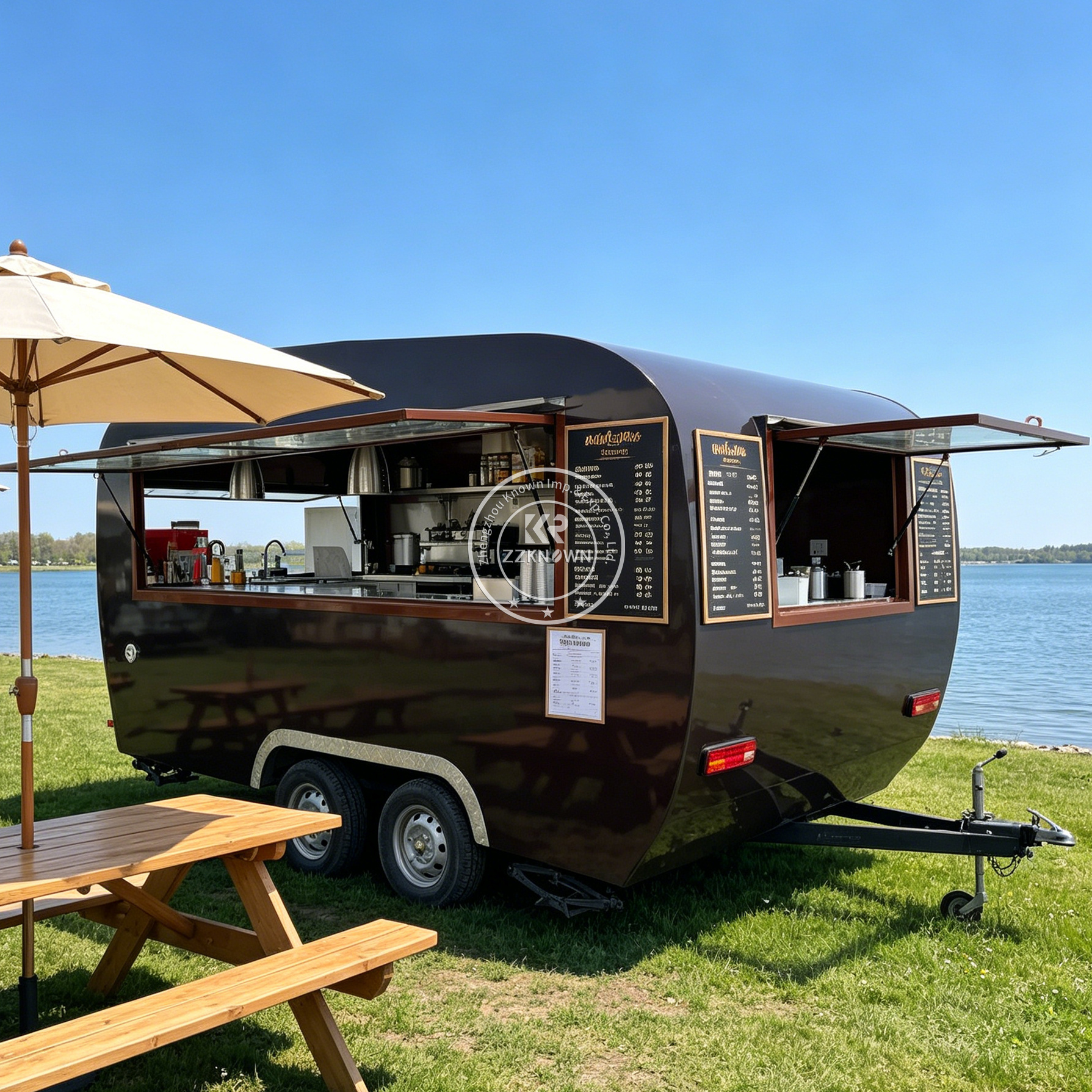 Street Stainless Steel Mobile  - Mobile Coffee Van Equipment reseña y precio