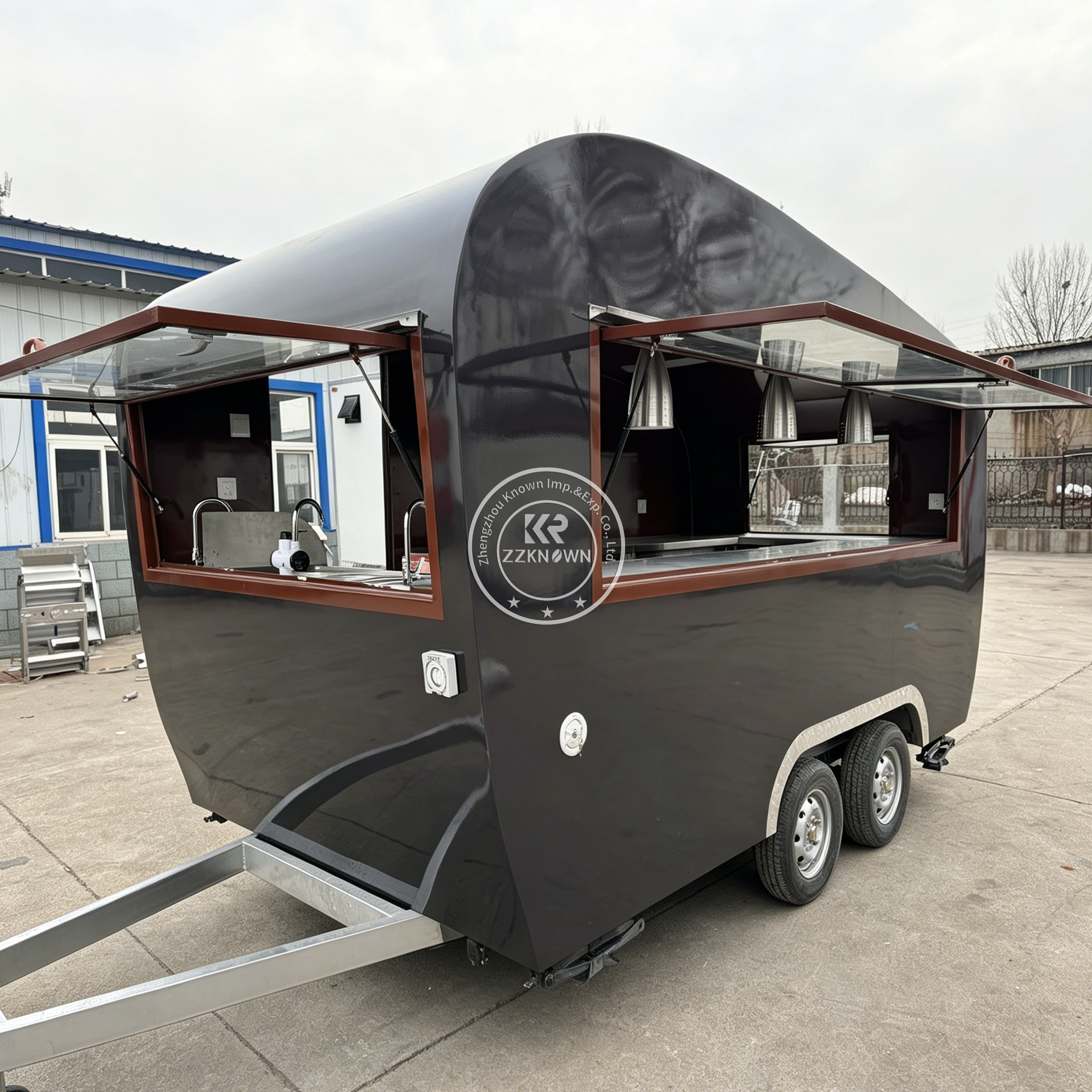 Street Stainless Steel Mobile  - Mobile Coffee Van Equipment reseña y precio