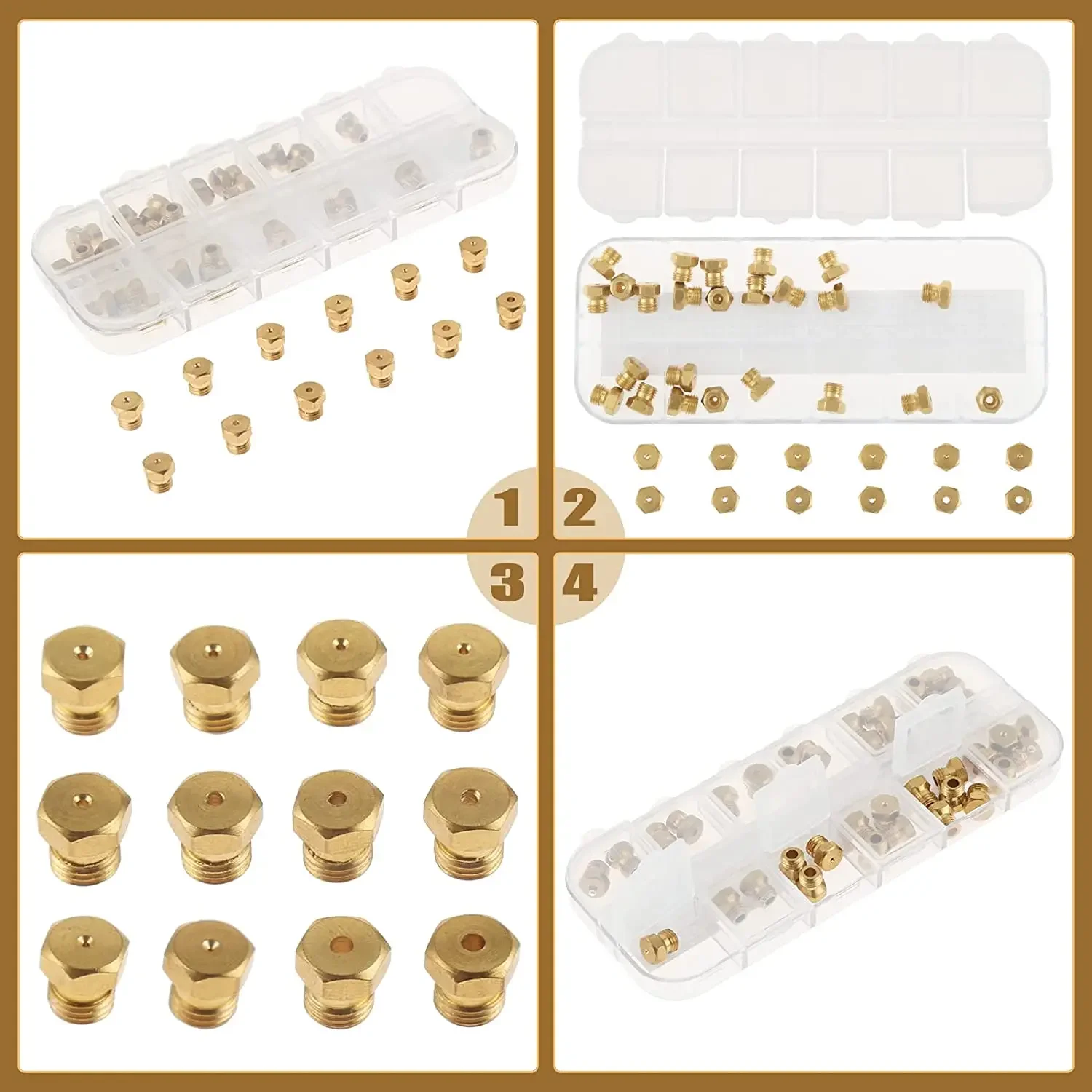 36pcs/1box Solid Brass LP Gas  - Steam Wand Tip reseña y precio