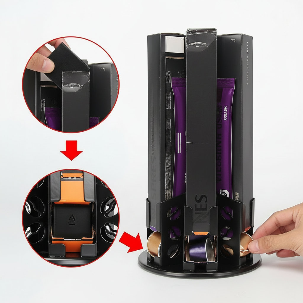 Coffee Pod Holder Compatible w - Coffee Equipment Rack reseña y precio
