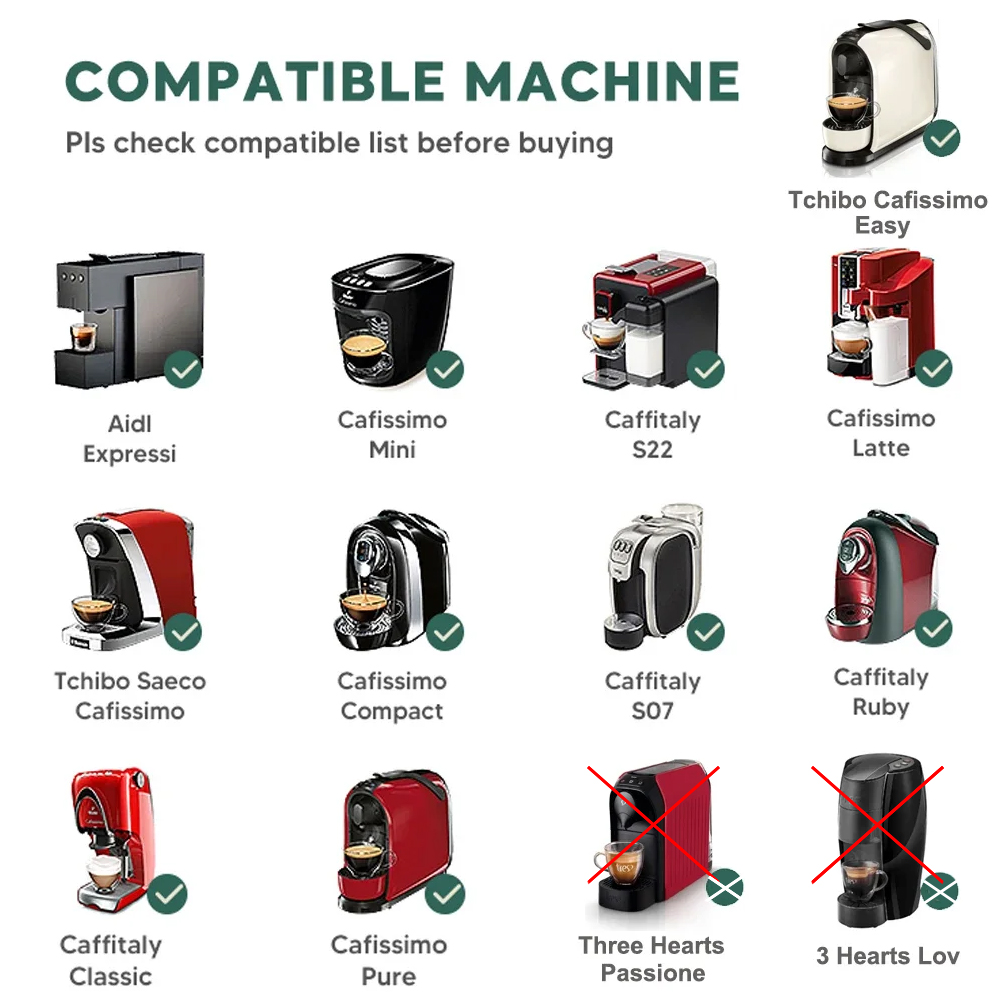 For 3 Hearts Tchibo Cafissimo  - Coffee Equipment Wdt reseña y precio